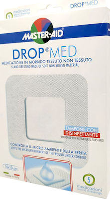 Master Aid Plasturi Autoadezivi Drop Med 10x10cm 5buc