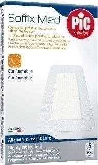 PiC Solution Soffix Med Sterilized Plasters 10x8cm 5pcs