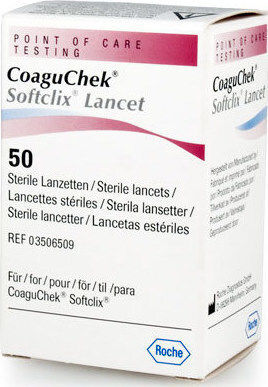 Roche CoaguChek Softclix Lancets Σκαρφιστήρες 50τμχ