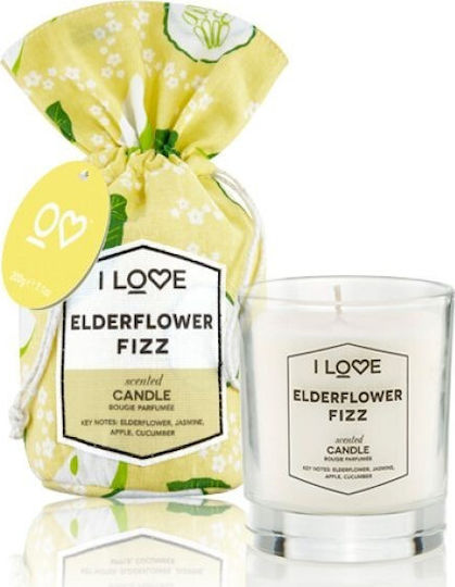 I Love Cosmetics Αρωματικό Κερί σε Βάζο με Άρωμα Elderflower Fizz 200gr