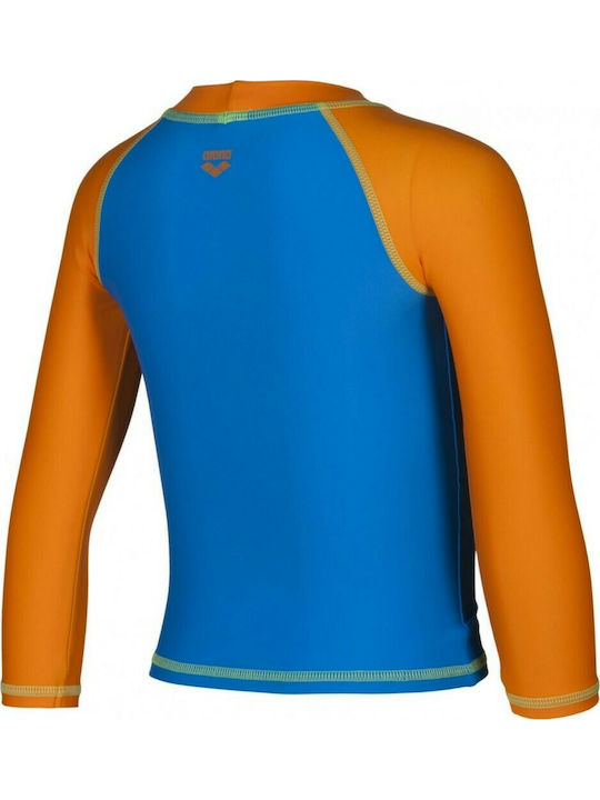 Arena Kinder Badeanzug UV-Schutz (UV) Langarm-Shirt Blau