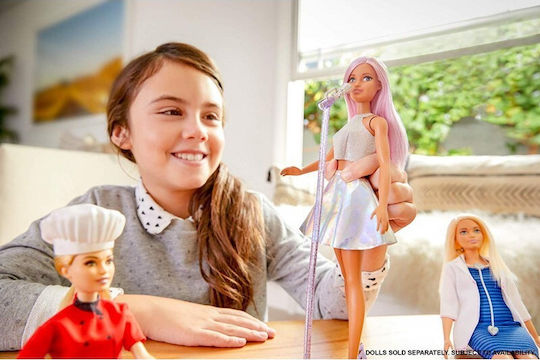 Barbie Pop Star with Microphone Doll for 3+ years+ Years