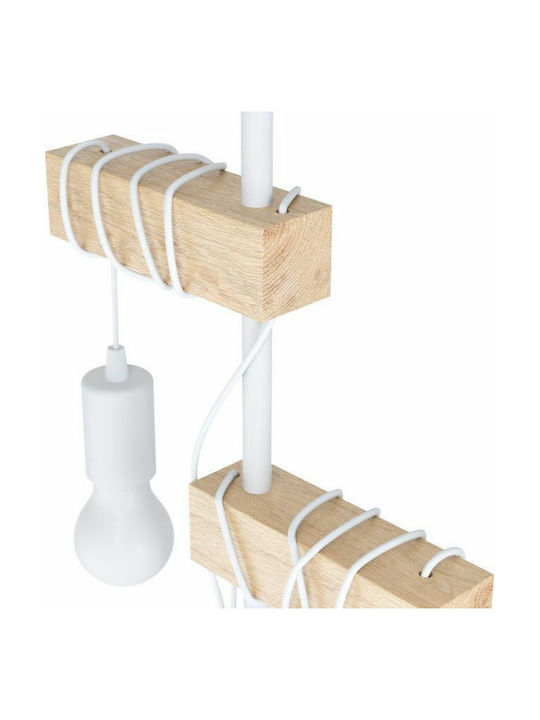 Eglo Townshend Vintage Floor Lamp H166.5xW25cm. with Socket for Bulb E27 Brown