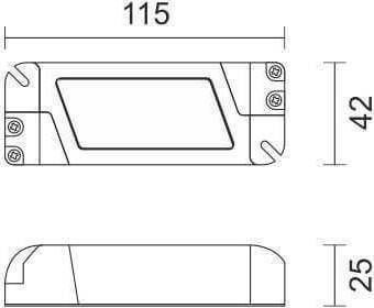 Spot Light Τροφοδοτικό LED IP20 Ισχύος 40W με Τάση Εξόδου 36V