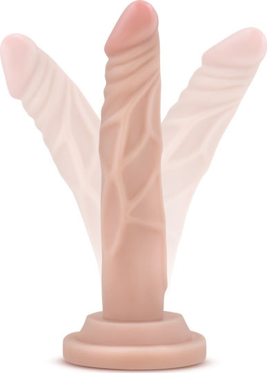 Dr. Skin Mini Ρεαλιστικό Dildo με Βεντούζα Beige 15cm