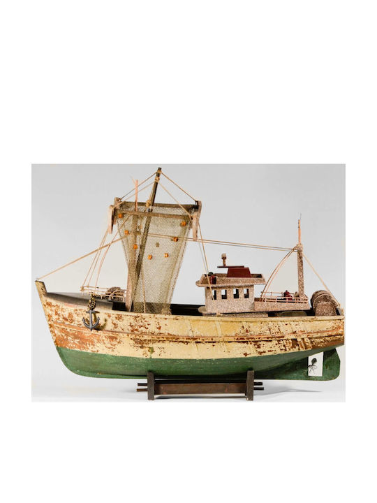 Christmas Boat Fishboat Wooden 45x32cm