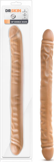 Dr. Skin Διπλό Dildo Mocha 46cm