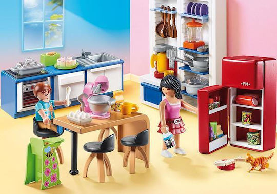 Playmobil Dollhouse Family Kitchen for 4+ years old years old