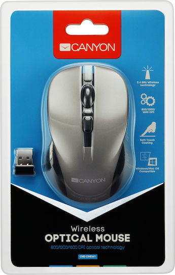 Canyon CNE-CMSW1 Wireless Mouse Gri