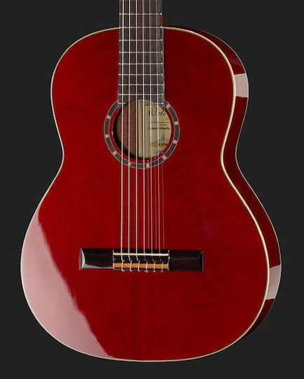 Ortega R121 WR Classical Guitar 4/4 Wine Red