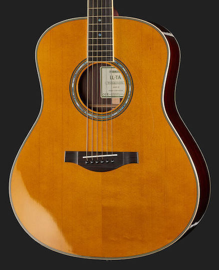 Yamaha Semi-Acoustic Guitar Llta Vt Transacoustic Natural