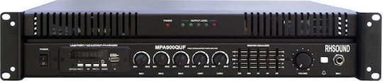 Hentr MPA-900QUF Integrated Microphone Amplifier 450W/100V USB/FM