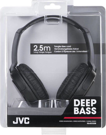 JVC HA-RX330 Ενσύρματα Over Ear Ακουστικά Μαύρα