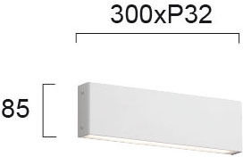 Viokef Hugo Φωτιστικό Τοίχου LED 30εκ. Viokef Hugo Φωτιστικό Τοίχου LED 30εκ.