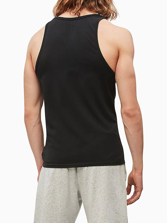 Men's Undershirt Sleeveless in Black Color