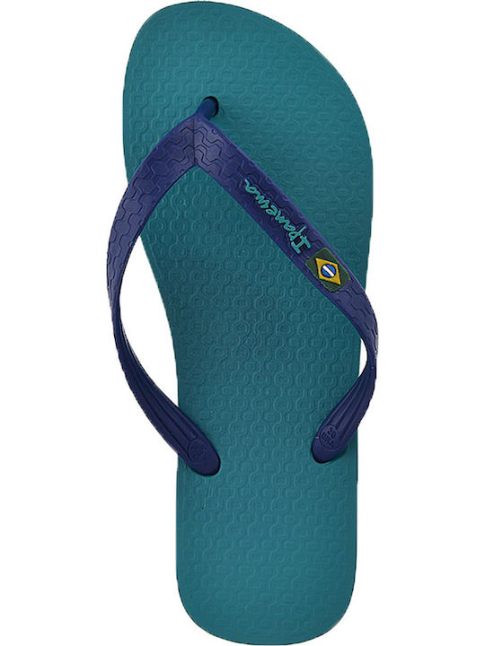 Classic Brazil II Men's Flip Flops Blue