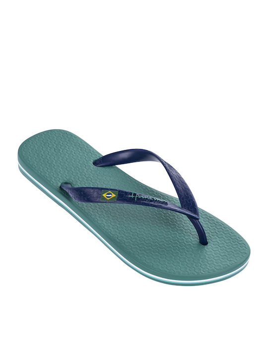 Classic Brazil II Men's Flip Flops Blue