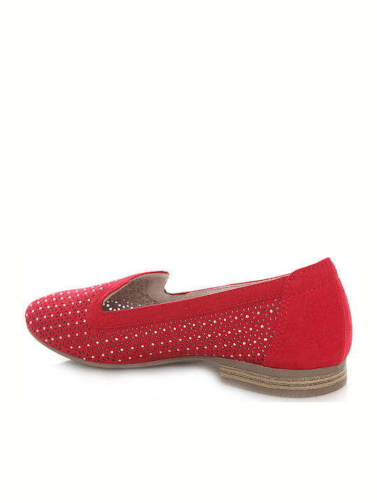 Jana Women's Loafers in Red Color