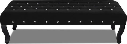 Ταμπουρέ Μαύρο 160x45x48εκ. Ταμπουρέ Μαύρο 160x45x48εκ.