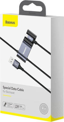 Baseus Special Data Geflochten USB-A zu Lightning Kabel Schwarz 1.5m (CALHZ-01)