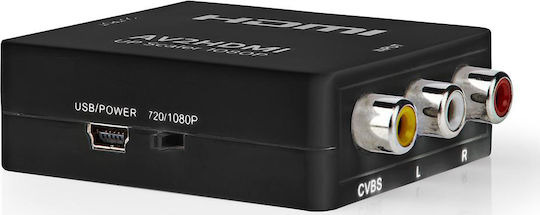 Nedis Konverter RCA weiblich zu HDMI weiblich 1Stück VCON3456AT