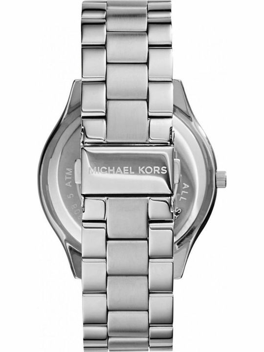 Michael Kors Runway Women's Watch with Silver Metal Bracelet