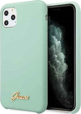 Guess Vintage Silicone Back Cover Green (iPhone 11 Pro)