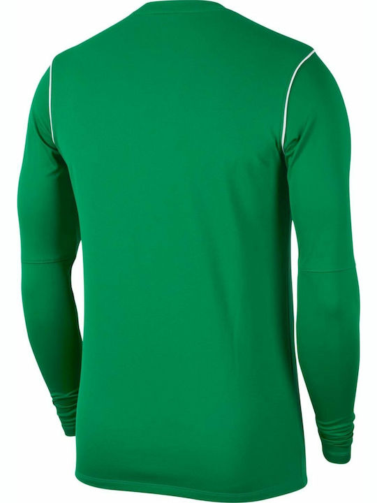 Nike Park Crew Bluza Sportivă pentru Bărbați cu Mânecă Lungă Dri-Fit Verde