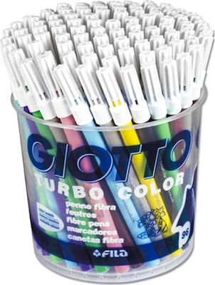 Giotto Turbo Color Markere de desen Subțiri Set 96 Culori