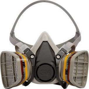 3M Mask Filters 2 Pieces Gases and Vapours ABE1