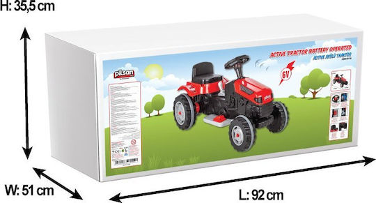 Tractor pentru copii Electric 6 volți Roșu