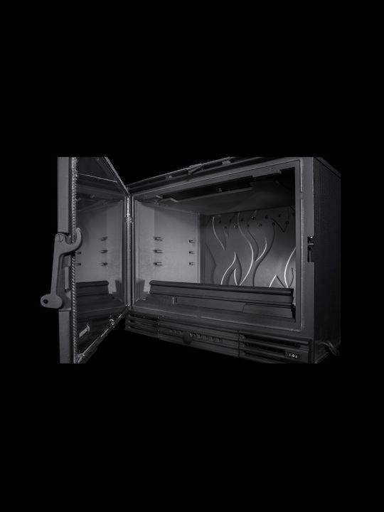 Salgueda Insert 700 GV New MN3 Ενεργειακό Τζάκι Κασέτα Ξύλου Αερόθερμο 14kW Ίσιο με Ανοιγόμενη Πόρτα