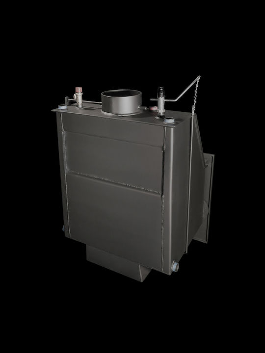 Metlor 600/20 Classic Ενεργειακό Τζάκι Ξύλου Καλοριφέρ 22.7kW Ίσιο με Ανοιγόμενη Πόρτα Ανοιχτού Δοχείου