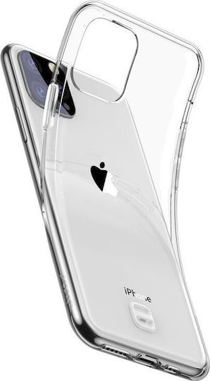 Baseus Transparent Key Back Cover Σιλικόνης με Λουράκι Διάφανο (iPhone 11 Pro)