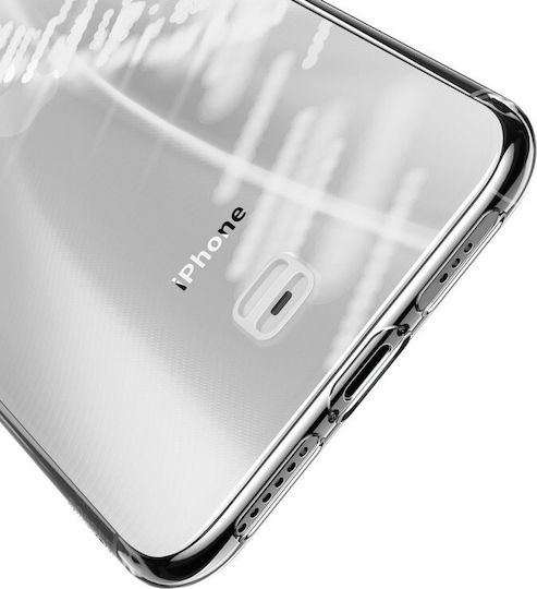 Baseus Transparent Key Back Cover Σιλικόνης με Λουράκι Διάφανο (iPhone 11 Pro)