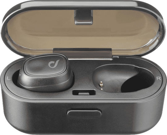 Cellular Line Shadow In-ear Bluetooth Handsfree Căști cu Carcasă de Încărcare Negru