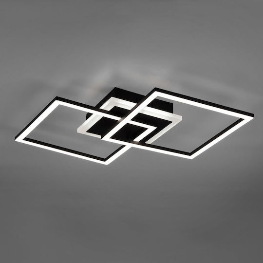 Trio Lighting Venida Plafonieră de Tavan 57.5buc Neagră cu LED Integrat