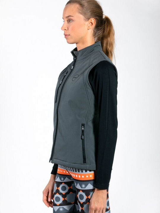 Soft Shell 17-28120 Damen Sweatshirt Jacke Grau