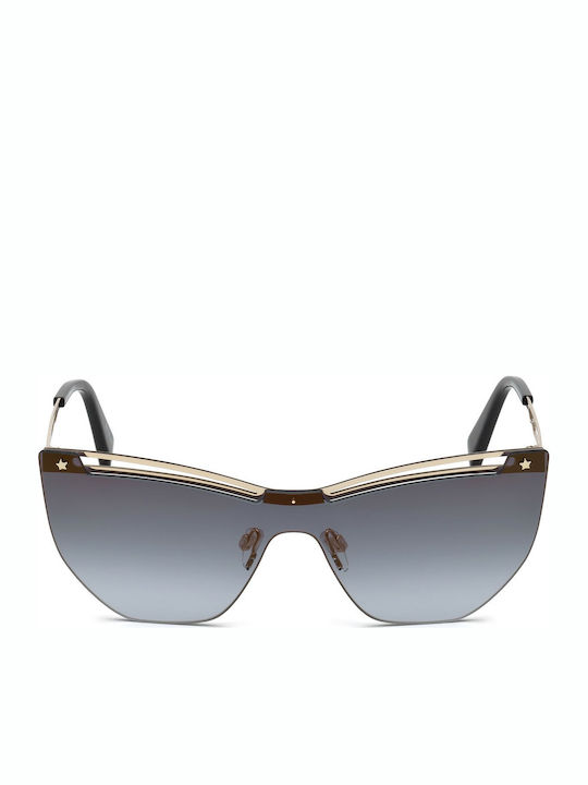 Just Cavalli Women's Sunglasses with Gold Metal Frame and Gray Gradient Lens JC841S 32C