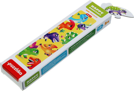 Kids Puzzle 8 in 1 Dinosaurs for 2+ years+ Years 2pcs Cubika