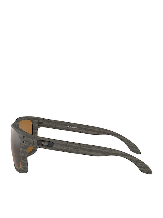 Oakley Holbrook XL Men's Sunglasses with Gray Plastic Frame and Brown Polarized Lens OO9417-06