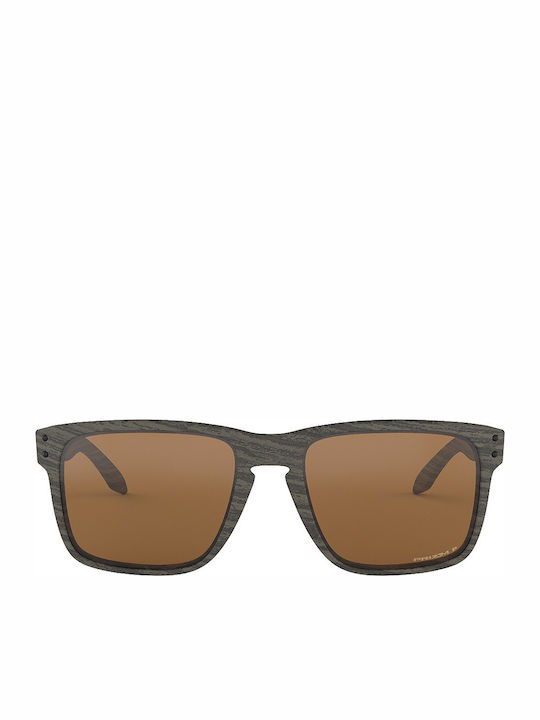 Oakley Holbrook XL Men's Sunglasses with Gray Plastic Frame and Brown Polarized Lens OO9417-06