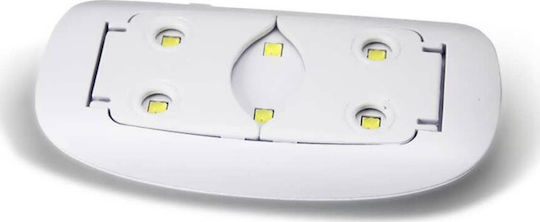 SUN ONE UV Sun Mini Φουρνάκι Νυχιών UV / LED 6W Λευκό