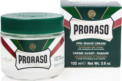 Proraso Eucalyptus & Menthol Cremă pentru înainte de Bărbierit 100ml