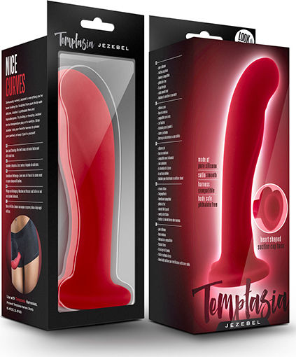 Temptasia Jezebel Πρωκτικό Dildo Κόκκινο