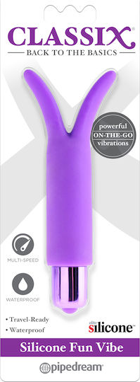 Pipedream Classix Silicone Fun Vibe Вибратор за двойки 12.7см Лилаво