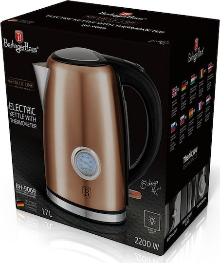 Berlinger Haus Βραστήρας 1.7lt 2200W Rose Gold