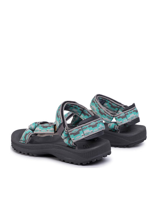 Winsted Women's Flat Sandals Sporty in Turquoise Color