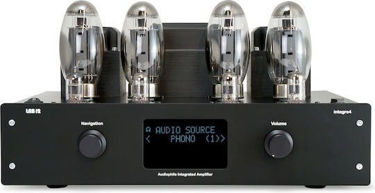 Lab12 integre4 KT150 Λαμπάτος Ολοκληρωμένος Ενισχυτής Hi-Fi Stereo Μαύρος