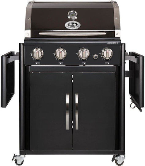 Australia 415 G Gasgrill Gusseisen Rost 64cmx44.5cmcm mit 4 Stück 16.8kW